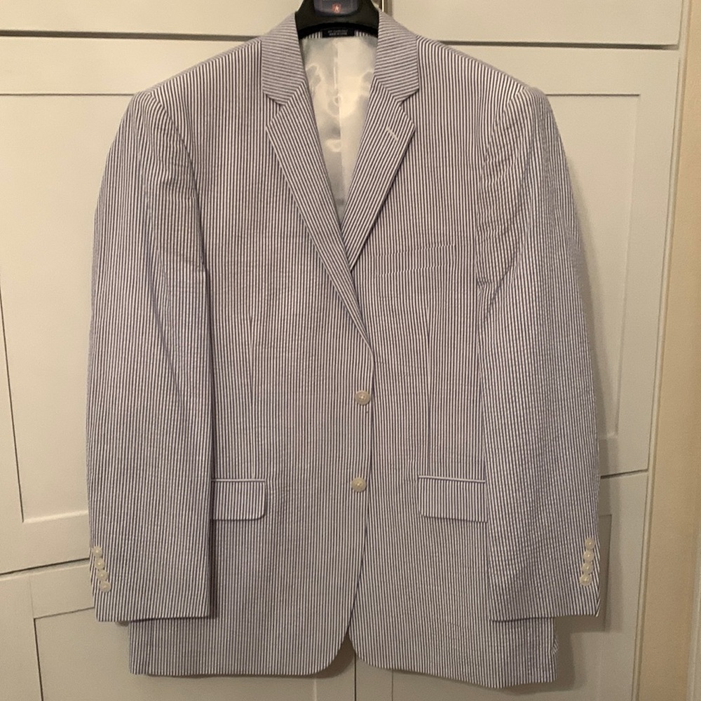 Saddlebred seersucker coat